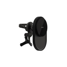 moshi Qi2 磁吸無線充電手機車用支架, 迷霧黑, single product