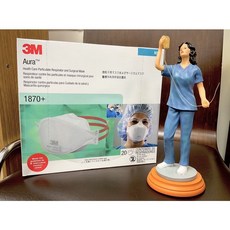 3M醫療外科用呼吸防護具 單片包裝（一盒20入) N95口罩, 詳見包裝, 白色