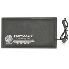 knowing 爬蟲加熱墊 恆溫款 三段定溫定時 USB供電 防水易清潔 寵物保暖墊, USB加熱墊 定溫定時 大號 28x18cm, 1個