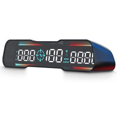 領先者 G19 GPS定位 LED大字體 抬頭顯示器 HUD多功能 車用儀表 導航, 1套, 不限車款