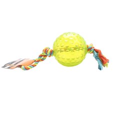 CHOMPER 繩結球寵物玩具 12.7cm, 1個, 混色