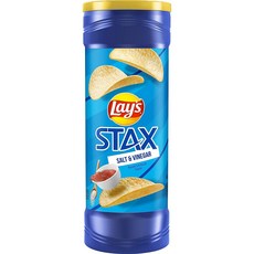 Lay's 樂事 Stax系列洋芋片 鹽醋口味, 1罐, 155.9g
