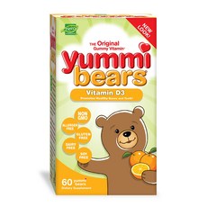 HERO NUTRITIONALS 維他命D3軟糖 600IU, 1罐, 60顆