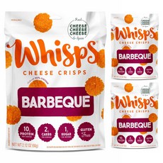 Whisps 奶酪脆燒烤無麩質低糖蛋白質, 3個, 60克