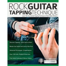(英文圖書) Rock Guitar Tapping Technique: Learn The Two-Handed Tapping Techniques of Rock Guitar Mastery 平裝版, WWW.Fundamental-Changes.com, 英文