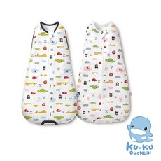 KUKU酷咕鴨 超好眠成長懶人包巾 嬰兒懶人包巾 防驚嚇包巾 四季通用