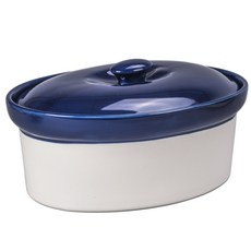 BIA Cordon Bleu 橢圓砂鍋 烤盤 焗烤盤, 1個, 沙子+鈷