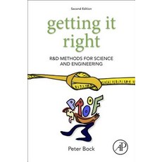 (英文圖書) Getting It Right: R&d Methods for Science and Engineering 平裝版, Academic Press, 英文