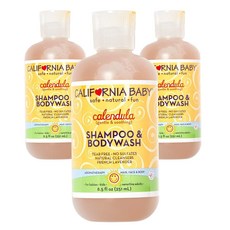 CALIFORNIA BABY 加州寶寶 金盞花洗髮&沐浴露, 251ml, 3瓶