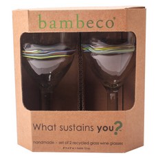 BAMBECO 回收酒杯彩虹, 2件