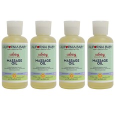 CALIFORNIA BABY 加州寶寶 孩童滋養潤膚按摩油, 4瓶