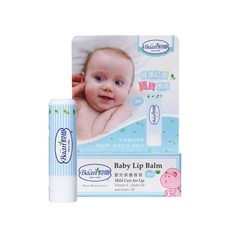 貝恩Baan 嬰兒修護唇膏5g (天然植物萃取、維他命E、長效保濕), 原味, 5g