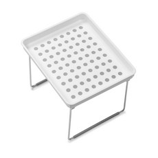 madesmart 堆疊櫃擱板架白色, 1個