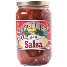 Sweet Creek Foods 辣莎莎醬, 1個, 454克