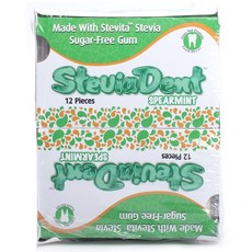 STEVITA 甜菊糖牙齒口香糖 薄荷, 72入, 2.5克