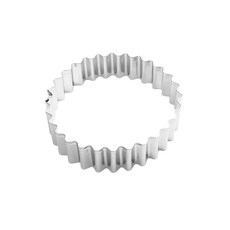 FOX RUN 波紋餅乾模具 10.2cm, 1個, 不銹鋼