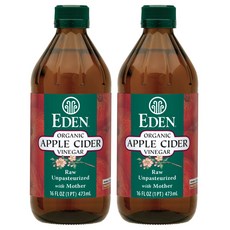 EDEN 蘋果醋, 473ml, 2個