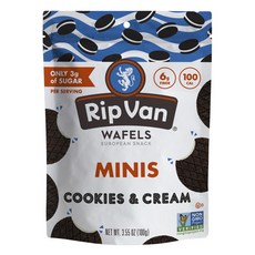 Lip Van 華夫餅迷你餅乾奶油味, 1個, 100g