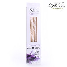 Wally's Natural Products 草本香薰耳燭, 4件