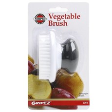 Norpro Grip-Ez 蔬菜刷 多功能清潔刷, 1個, 白色+黑色
