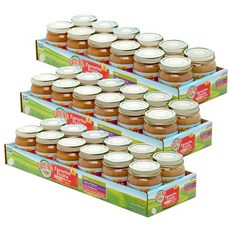 EARTH'S BEST 孩童水果泥 4種口味組, 梨子口味+蘋果杏口味+香蕉水蜜桃樹梅口味+香蕉水蜜桃燕麥口味, 3組