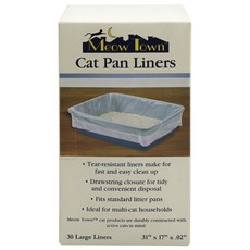 MeowTown 貓扇馬桶內膽 30 張, 白色的