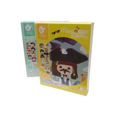 【德國 classic world 客來喜經典木玩】 磁性遊戲盒-男孩款 40054, Multicolor, 1個