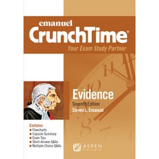 (英文圖書) Emanuel CrunchTime for Evidence 平裝版, Aspen Publishing, 英文