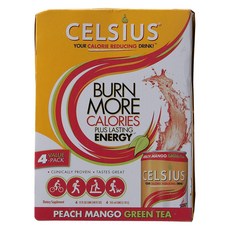 celsius 芒果綠茶, 4件, 355ml
