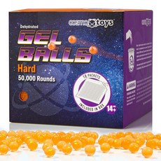 Cosmoxtoys 脫水凝膠彈 Hard 橘色 50000顆入, 1個