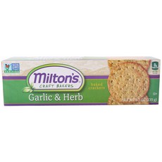 Milton's 餅乾 大蒜香草口味, 1盒, 235g