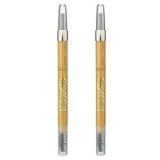 日本 excel 3合1持久造型眉筆 0.4g, 2個, PD07 摩卡棕