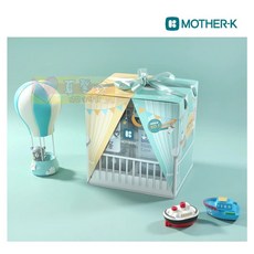 韓國MOTHER-K 拋棄式奶瓶禮盒，外出方便，安全無毒，送禮首選, 時尚灰