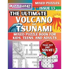 (英文圖書) The Ultimate Volcano and Tsunami Mixed Puzzle Book for Kids Teens and Adults:... 平裝版, Puzzlewhiz, 英文