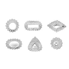 NORPRO 花邊蛋塔模具組, 6個