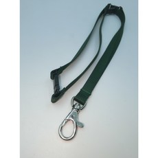 【富巨金】 極安全設計 10mm高速帶/識別證帶/證件帶/1cm寬高速帶/特多龍 (頸後安全扣 平面安全扣*2 鋅鉤), 深綠色