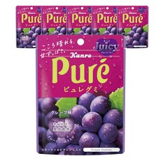 Kanro 甘樂 Pure 葡萄味軟糖, 6個, 56g