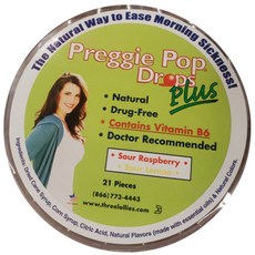 three lollies 孕婦維生素B6口含錠 蔓越莓檸檬口味, 126g, 1盒