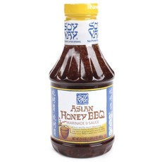 SOY VAY 亞洲蜂蜜燒烤醃料和醬汁, 1個, 609克