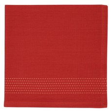 DESIGN IMPORTS 條紋設計餐巾紙, 1個, 紅色的