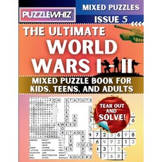 (英文圖書) The Ultimate World Wars 1 & 2 Mixed Puzzle Book for Kids Teens and Adults: 16... 平裝版, Puzzlewhiz, 英文