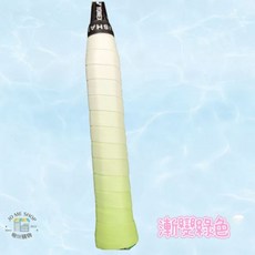 ROHSHAN 羽球拍握把布 RP103 漸層綠 吸汗 舒適 羽毛球拍 握柄布, 綠色, 1個