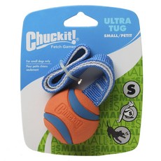 Chuckit 附繩彈力寵物玩具球 S號, 1個, 混色