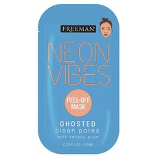 FREEMAN 霓虹色系氛圍撕拉面膜Glowy Clean Pores 10ml, 1個, 1個