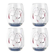 Corelle 康寧 印花壓克力酒杯 473.2ml, 輝煌, 4入