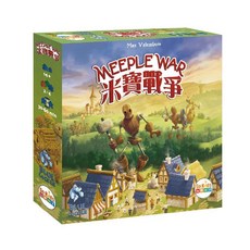 米寶戰爭 Meeple War 正版桌遊 快速出貨，策略遊戲首選，體驗領土擴張與資源管理的樂趣, 詳見包裝