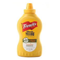 French's 無麩質無脂經典黃芥末醬, 1個, 396克