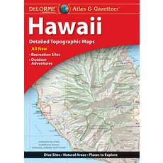(英文圖書) Delorme Atlas & Gazetteer: Hawaii Mass Market Paperbound, Delorme Mapping Company, 英文, 大眾市場平裝版
