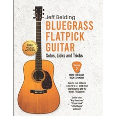 (英文圖書) Bluegrass Flatpick Guitar-Solos Licks and Tricks Volume 2: More Tunes and Neck Exploration 平裝版, Independently Published, 英文
