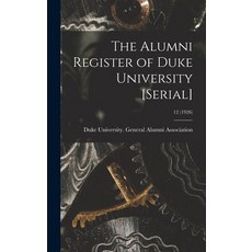 (英文圖書) The Alumni Register of Duke University [serial]; 12 (1926) 精裝版, Hassell Street Press, 英文
